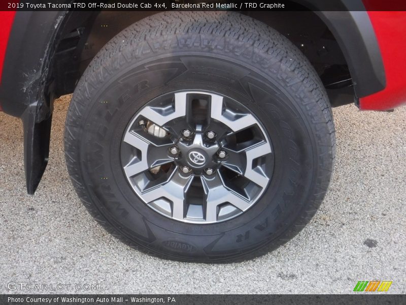 Barcelona Red Metallic / TRD Graphite 2019 Toyota Tacoma TRD Off-Road Double Cab 4x4