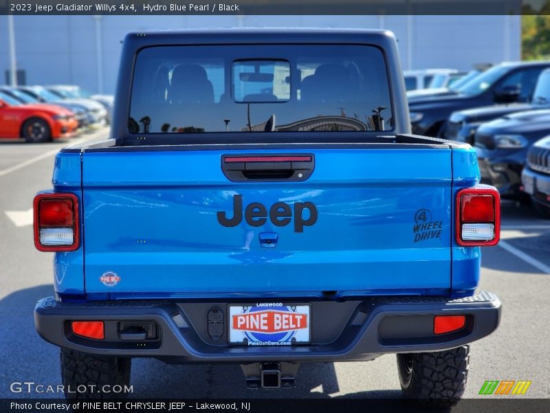 Hydro Blue Pearl / Black 2023 Jeep Gladiator Willys 4x4