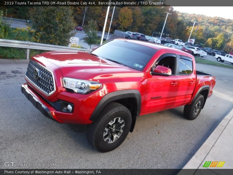 Barcelona Red Metallic / TRD Graphite 2019 Toyota Tacoma TRD Off-Road Double Cab 4x4