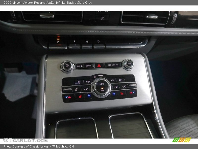 Controls of 2020 Aviator Reserve AWD