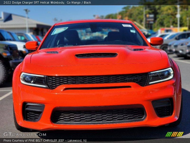 Go Mango / Black 2022 Dodge Charger SRT Hellcat Widebody
