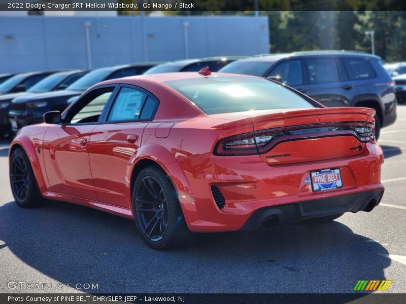 Go Mango / Black 2022 Dodge Charger SRT Hellcat Widebody