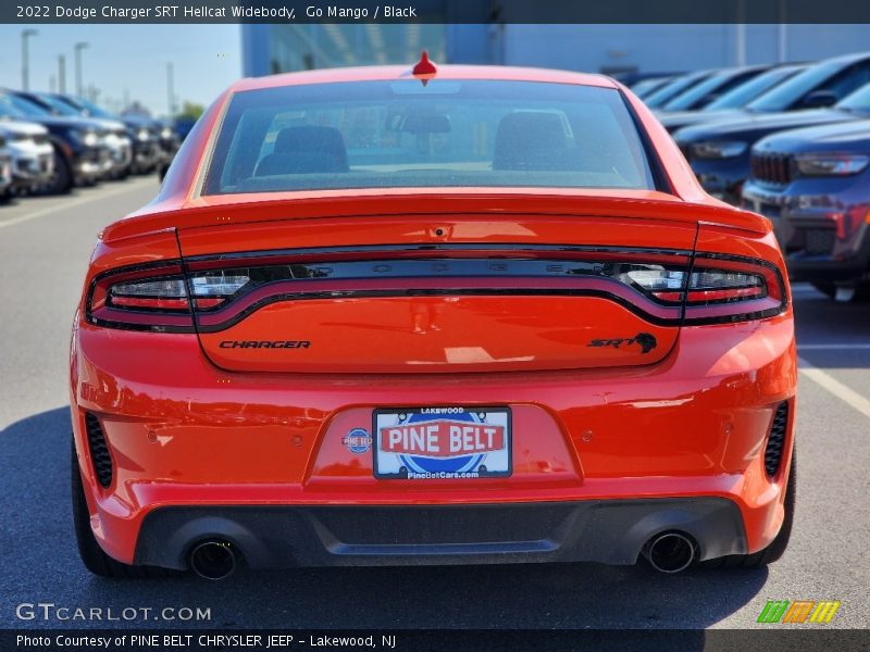 Go Mango / Black 2022 Dodge Charger SRT Hellcat Widebody