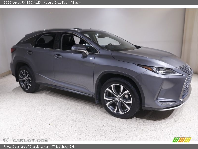 Nebula Gray Pearl / Black 2020 Lexus RX 350 AWD