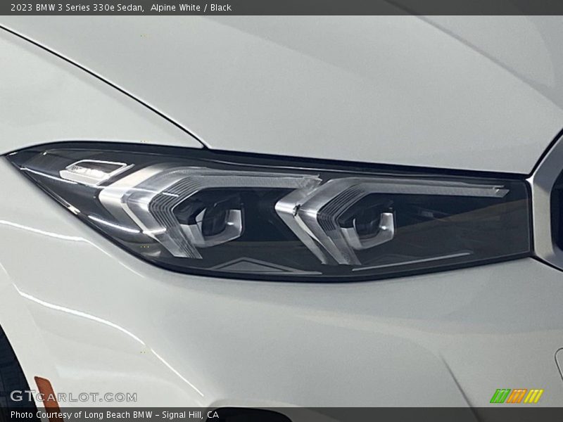 Alpine White / Black 2023 BMW 3 Series 330e Sedan