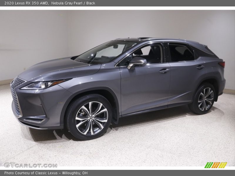 Nebula Gray Pearl / Black 2020 Lexus RX 350 AWD