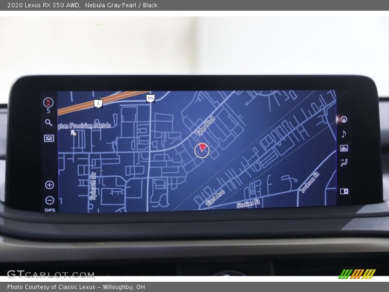 Nebula Gray Pearl / Black 2020 Lexus RX 350 AWD