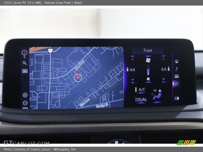 Nebula Gray Pearl / Black 2020 Lexus RX 350 AWD
