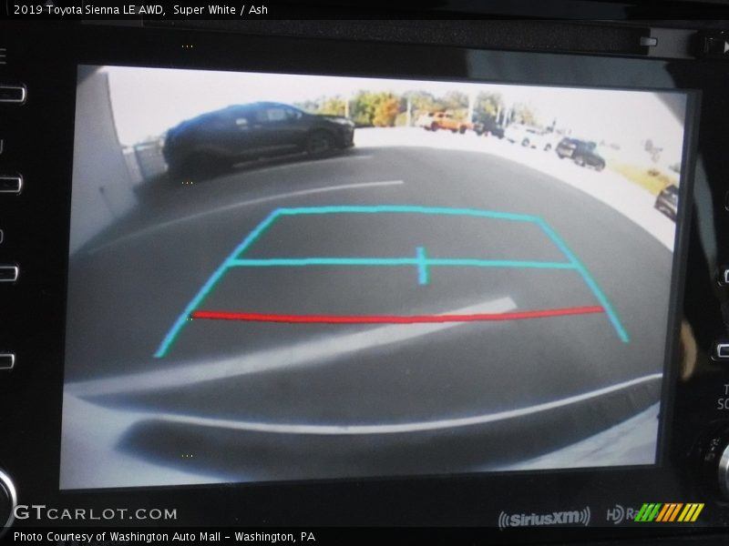 Super White / Ash 2019 Toyota Sienna LE AWD