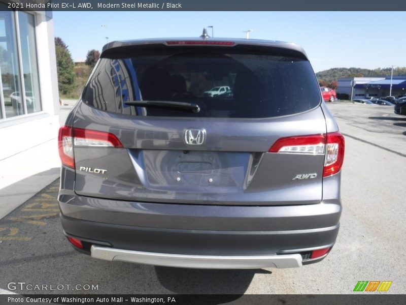 Modern Steel Metallic / Black 2021 Honda Pilot EX-L AWD