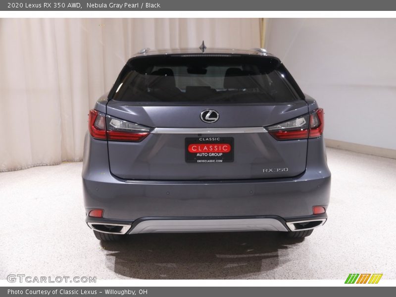 Nebula Gray Pearl / Black 2020 Lexus RX 350 AWD
