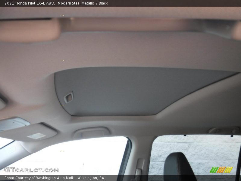 Modern Steel Metallic / Black 2021 Honda Pilot EX-L AWD