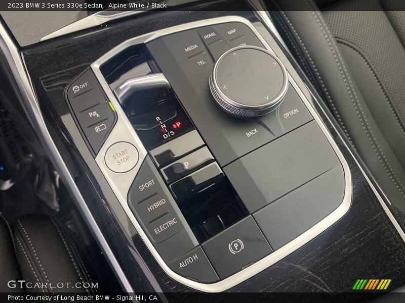 Controls of 2023 3 Series 330e Sedan