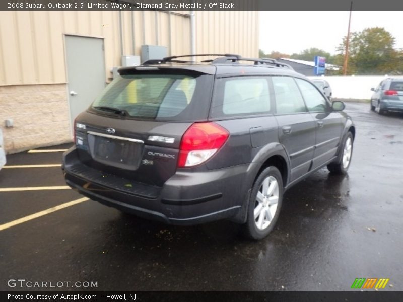 Diamond Gray Metallic / Off Black 2008 Subaru Outback 2.5i Limited Wagon