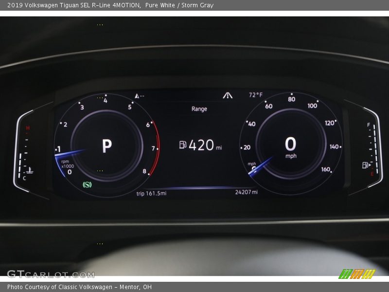 Pure White / Storm Gray 2019 Volkswagen Tiguan SEL R-Line 4MOTION