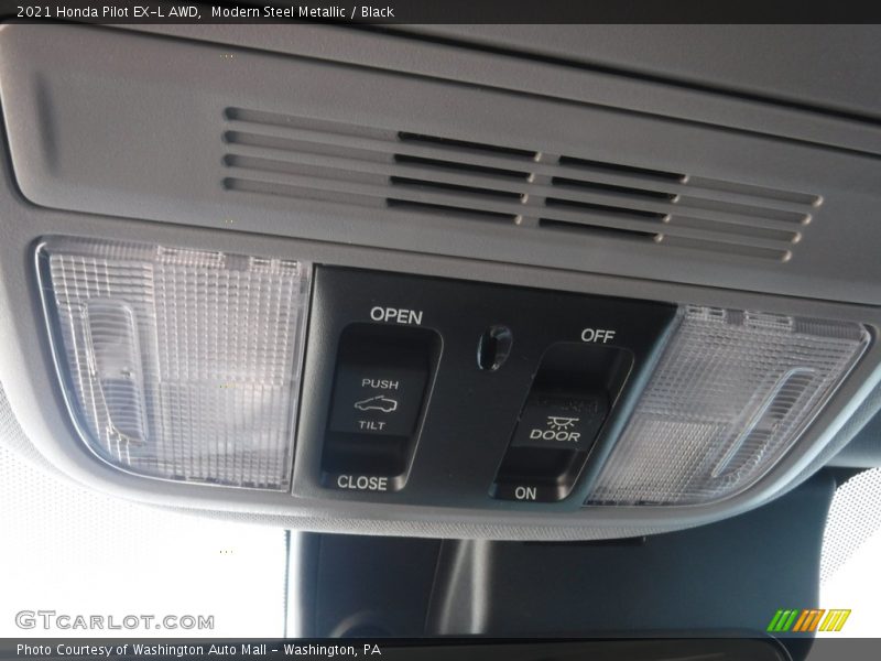 Modern Steel Metallic / Black 2021 Honda Pilot EX-L AWD