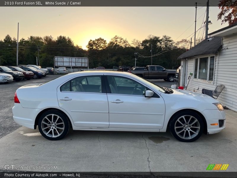 White Suede / Camel 2010 Ford Fusion SEL