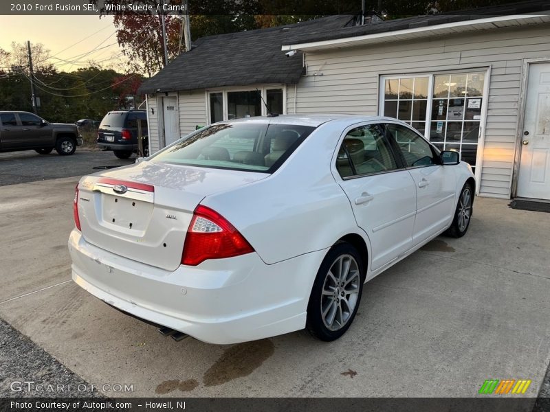 White Suede / Camel 2010 Ford Fusion SEL