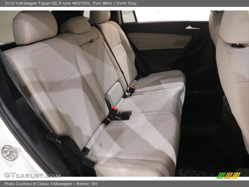 Pure White / Storm Gray 2019 Volkswagen Tiguan SEL R-Line 4MOTION