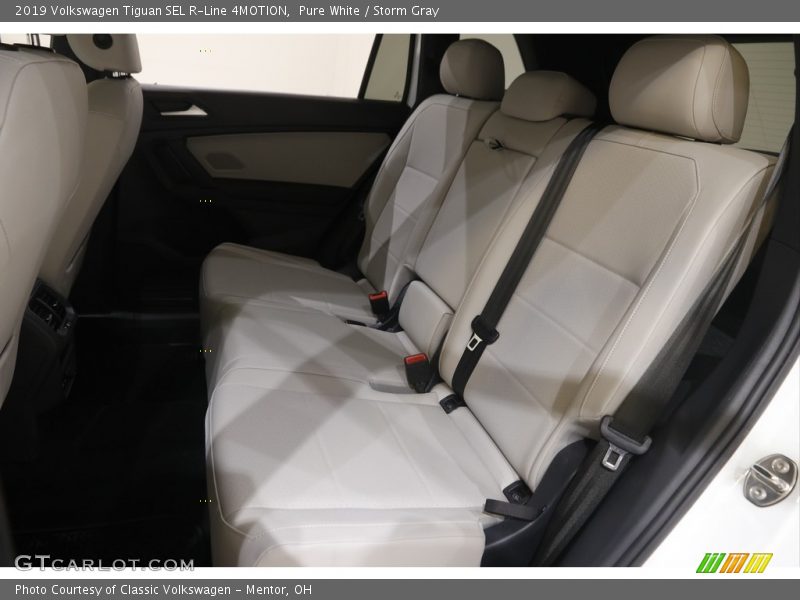 Pure White / Storm Gray 2019 Volkswagen Tiguan SEL R-Line 4MOTION