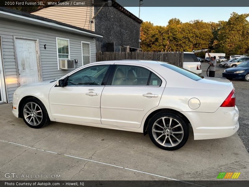 White Suede / Camel 2010 Ford Fusion SEL