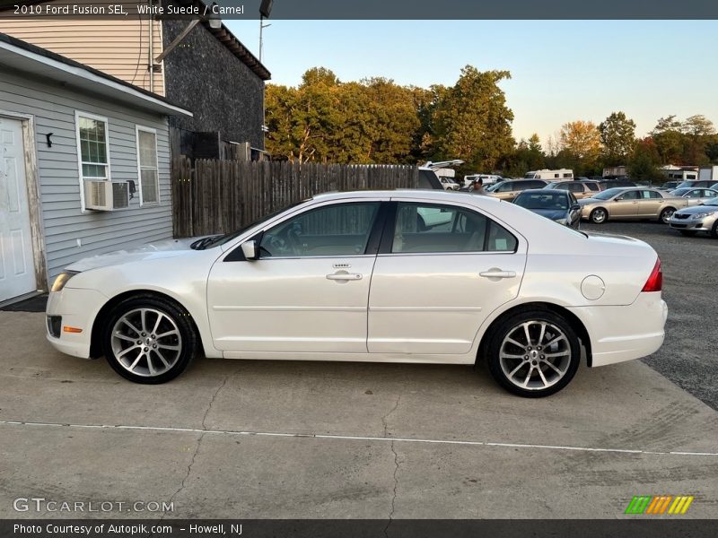 White Suede / Camel 2010 Ford Fusion SEL