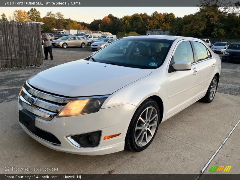 White Suede / Camel 2010 Ford Fusion SEL
