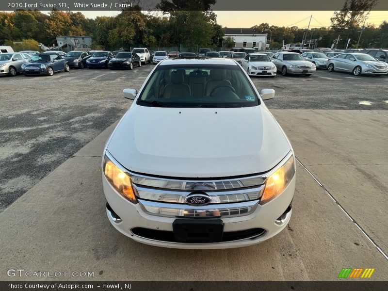 White Suede / Camel 2010 Ford Fusion SEL