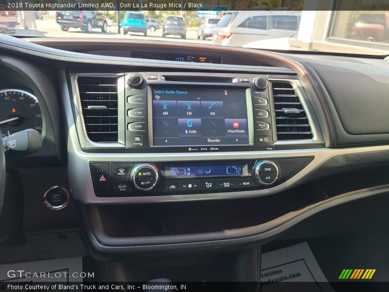 Ooh La La Rouge Mica / Black 2018 Toyota Highlander Limited AWD