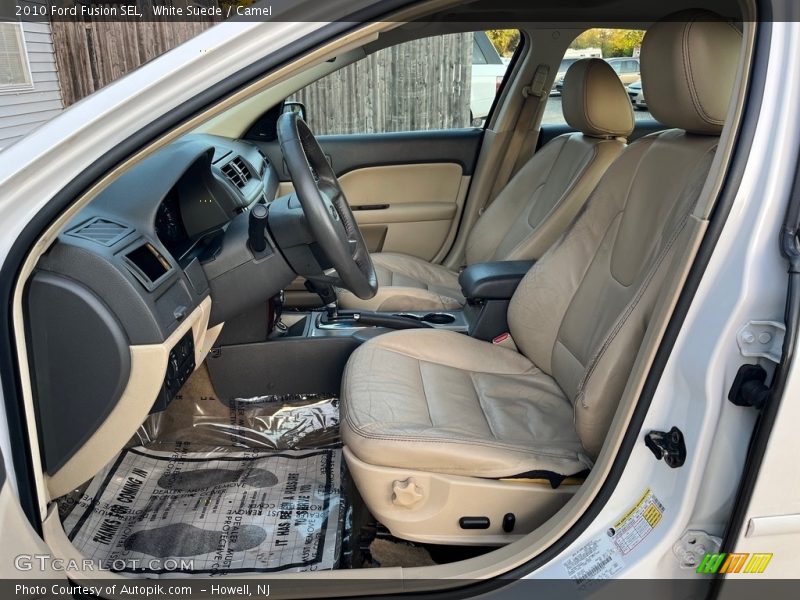 White Suede / Camel 2010 Ford Fusion SEL