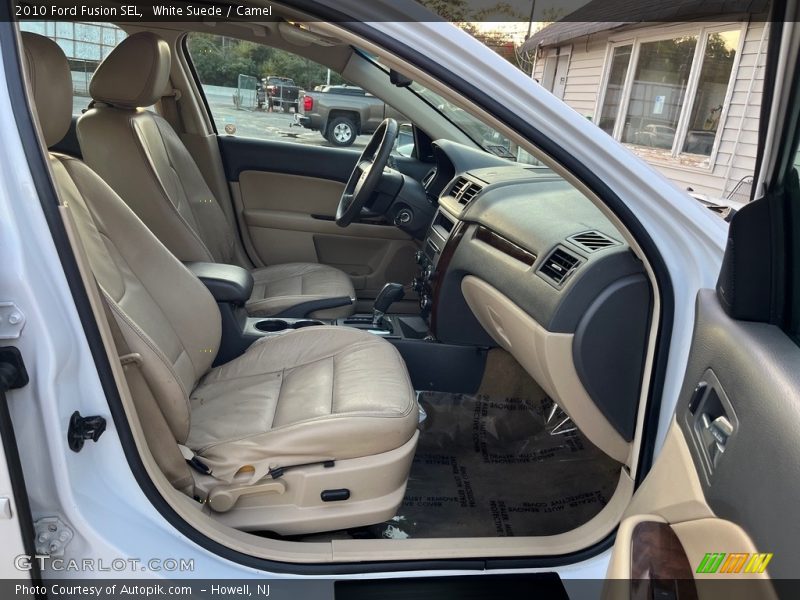 White Suede / Camel 2010 Ford Fusion SEL