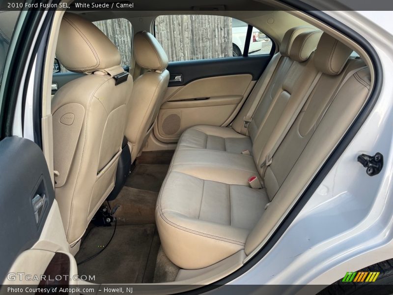 White Suede / Camel 2010 Ford Fusion SEL