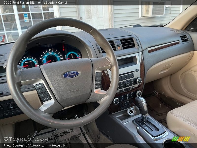 White Suede / Camel 2010 Ford Fusion SEL
