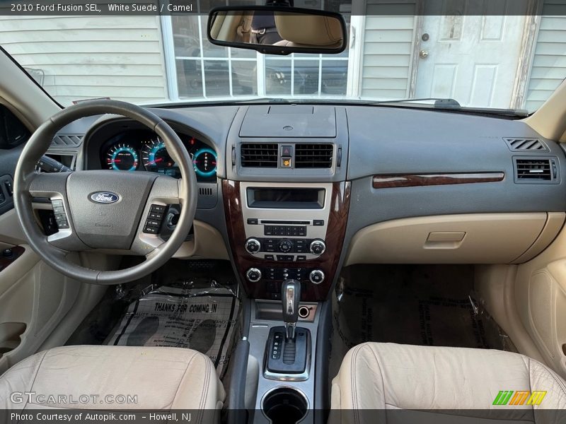 White Suede / Camel 2010 Ford Fusion SEL