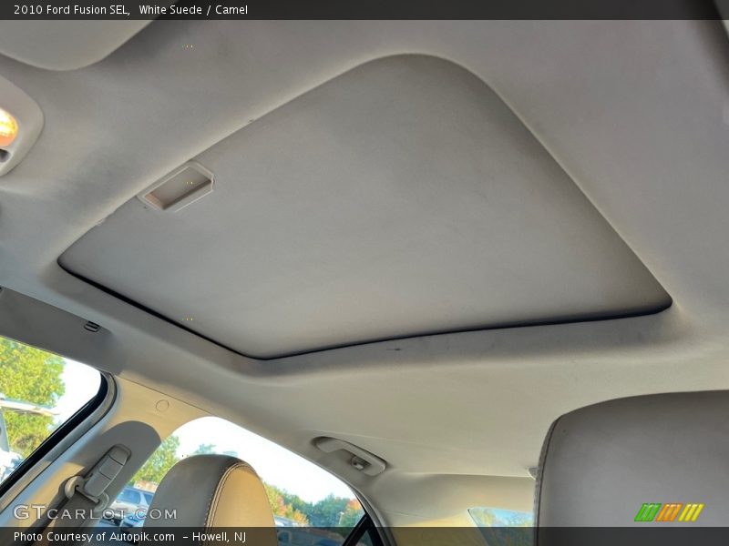 White Suede / Camel 2010 Ford Fusion SEL