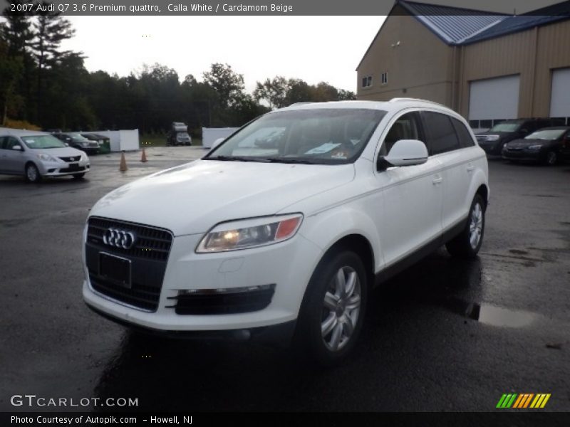 Calla White / Cardamom Beige 2007 Audi Q7 3.6 Premium quattro