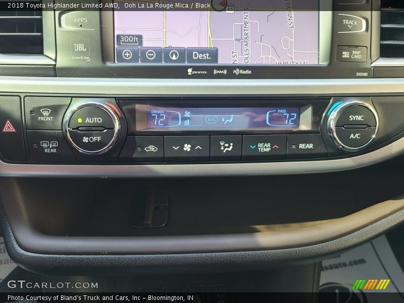 Ooh La La Rouge Mica / Black 2018 Toyota Highlander Limited AWD