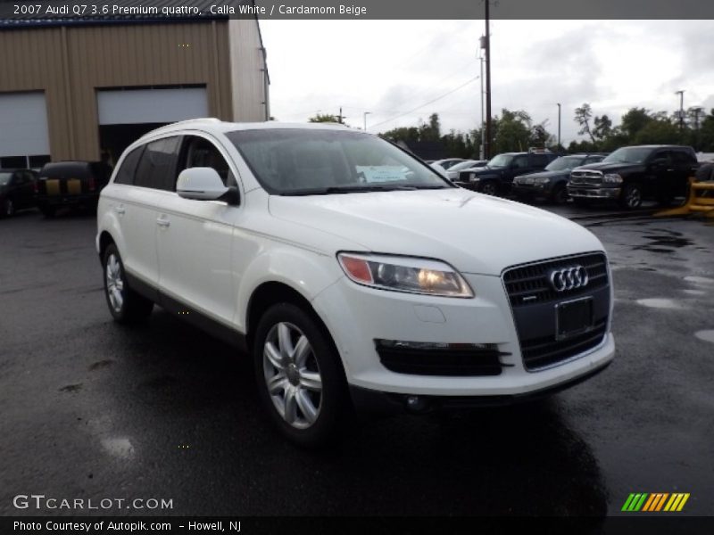 Calla White / Cardamom Beige 2007 Audi Q7 3.6 Premium quattro