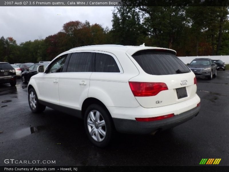 Calla White / Cardamom Beige 2007 Audi Q7 3.6 Premium quattro