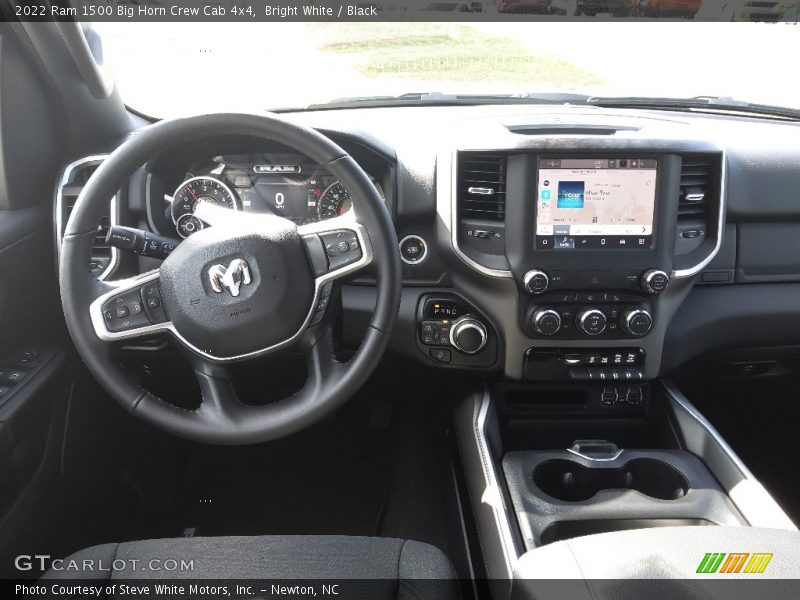 Bright White / Black 2022 Ram 1500 Big Horn Crew Cab 4x4