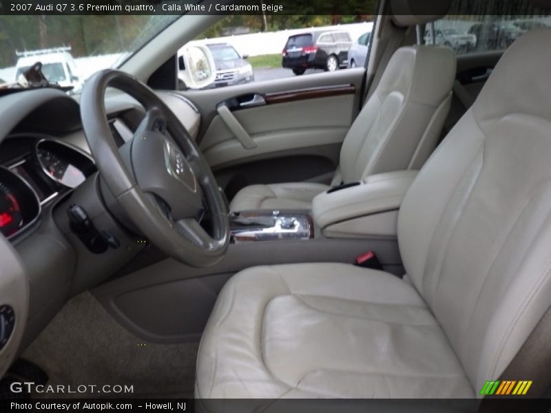 Calla White / Cardamom Beige 2007 Audi Q7 3.6 Premium quattro