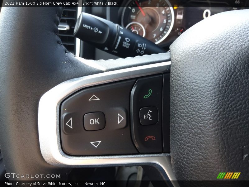 Bright White / Black 2022 Ram 1500 Big Horn Crew Cab 4x4