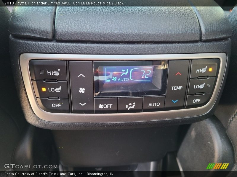 Ooh La La Rouge Mica / Black 2018 Toyota Highlander Limited AWD