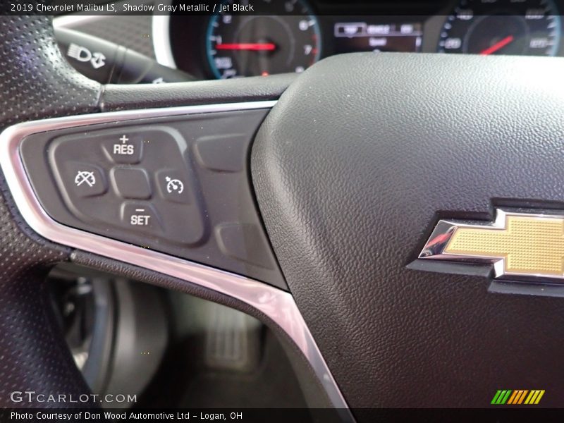 Shadow Gray Metallic / Jet Black 2019 Chevrolet Malibu LS