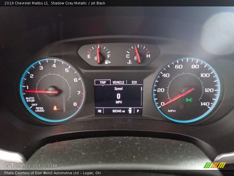 Shadow Gray Metallic / Jet Black 2019 Chevrolet Malibu LS