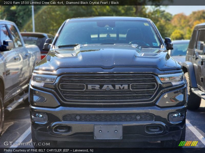 Diamond Black Crystal Pearl / Black 2020 Ram 1500 Limited Crew Cab 4x4