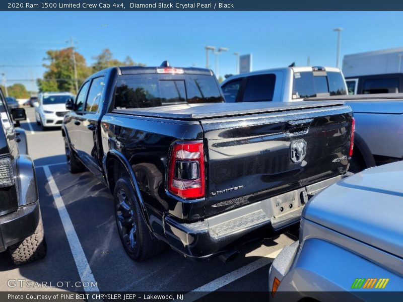 Diamond Black Crystal Pearl / Black 2020 Ram 1500 Limited Crew Cab 4x4