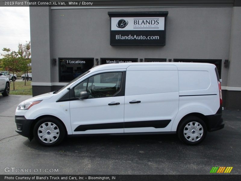 White / Ebony 2019 Ford Transit Connect XL Van