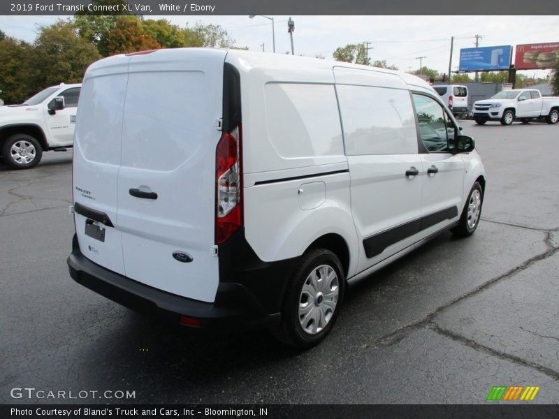 White / Ebony 2019 Ford Transit Connect XL Van