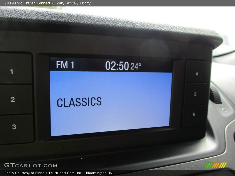 White / Ebony 2019 Ford Transit Connect XL Van